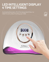 Lámpara LED UV Para Uñas 280W Con 66 LEDs Secado De Esmalte De Gel Función De Memoria De Tiempo LCD Herramientas De Manicura - details 3