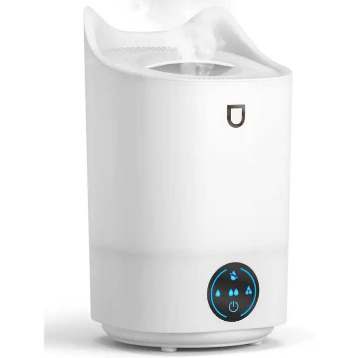 Kihhvlo Humidificador de Silencioso para Bebes, 4L Humidificador de Aromas con 4 Modos de Niebla hasta 48 Horas, 28 db & BPA FREE para Dormitorio, Oficina, Viajes - 1
