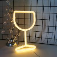 Lámpara De Pared LED Neón Con Luz De Vino paraGirls Habitación Club Boda Cumpleaños Fiesta Decoración De La Sala De Estar Alimentada Por USB O Batería - details 1