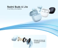 Redmi Buds 6 Lite, Anulación de ruido activa de 40 dB, Anulación de ruido con dos micrófonos, Audio AAC de alta calidad - details 0