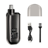 Aparato De Trimmer De Pelo Nasal Eléctrico Portátil Recargable USB Seguro Para Mujeres Y Hombres No Daña La Cavitación Nasal Labios Y Cejas - details 9