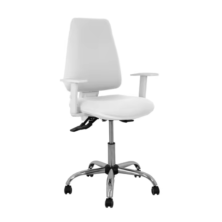Silla de Oficina Elche P&C 0B5CRRP Blanco - 1