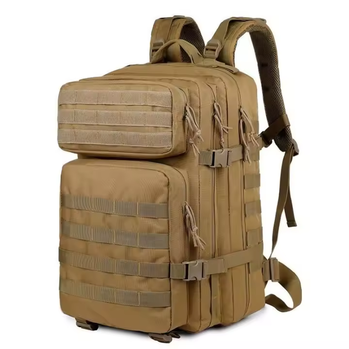 45L Mochila Táctica Militar Paquete de Asalto Gran Bolsa Ordenador Portátil para Viajar Senderismo Camping Trekking Cam - 1