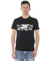 Emporio Armani EA7 Camiseta Algodón Hombre Negro 3 GPT09PJT7Z 1200 - details 0