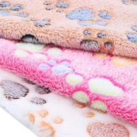 Manta De Mascota Suave Y Gruesa Con Patrón De Dibujos Animados Cómoda Y Cálida Para Perros Y Gatos Tamaño S/M/L Colores Variados - details 8