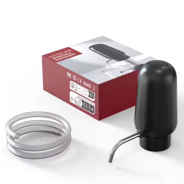 Decantador De Vino Automático Recargable Aerator Dispensador Eléctrico Con Botón Unico Para Whiskey Y Licor Accesorios De Bar Para Fiestas - 1