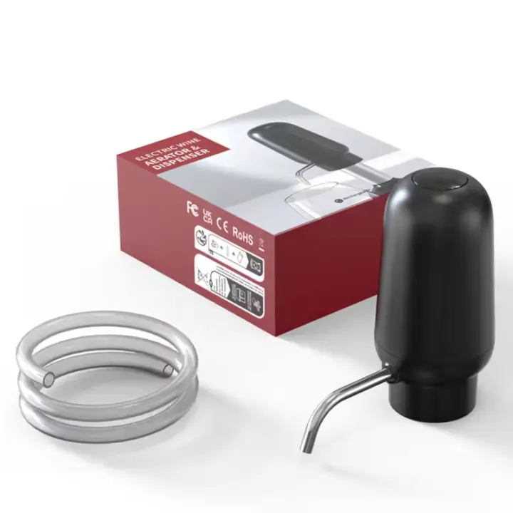 Decantador De Vino Automático Recargable Aerator Dispensador Eléctrico Con Botón Unico Para Whiskey Y Licor Accesorios De Bar Para Fiestas - 1