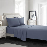 Juego De Cama Sólido Suave Y Acariciado Con Sábana Colchón Fundas Para Cama Twin Full Queen CA King 3/4 Piezas 100% Poliéster Fibra Técnica Básica Tejido De Brillo - details 13