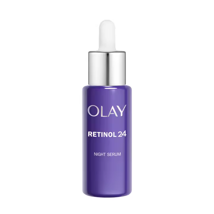Olay Retinol 24 Sérum Facial De Noche, Con Complejo Retinoide Y Niacinamida (Vitamina B3) Para Una Piel Suave Y Radiante En 14 Noches, Sin Fragancia, 40 ml - 1