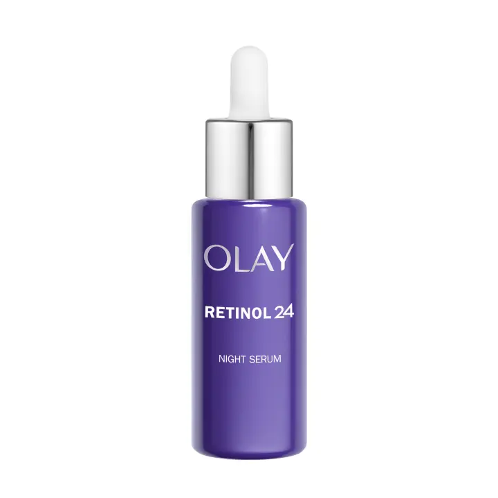 Olay Retinol 24 Sérum Facial De Noche, Con Complejo Retinoide Y Niacinamida (Vitamina B3) Para Una Piel Suave Y Radiante En 14 Noches, Sin Fragancia, 40 ml - 1