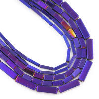 Cuentas De Hematita Rectangular En Colores Azul Oro Morado Para La Creación De Joyas DIY Pulseras Forma Cuadrada Y Rectangular Tamaños 4/6/9MM - details 10