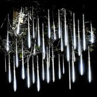 Luces De Invierno LED Para Exteriores Estallido De Meteoros Con Caída De Hielo Decoración Navideña Luz Cascada De Copos De Nieve Para El Hogar - details 10