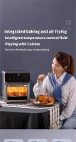 10L Large Capacity Electric Air Fryers Oil-free Automatic Household Multi-function Kitchen 360°Baking Convection Oven Fryer - details 0