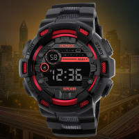 Reloj Militar Para Hombre Con Pantalla Digital Gran Número Resistente Al Choque Y Al Agua Multi-función Deportivo Fitness Reloj Exterior - details 7