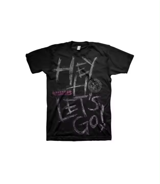 RAMONES Hey Ho Camiseta Licencia oficial Chico Tee Rockoff RATS08MB - 1