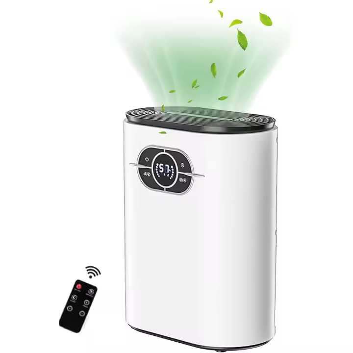 ZVD Hania Rain-Deshumidificador eléctrico, con función de descongelación automática y función de apagado, luz nocturna de 7 colores, adecuada para el dormitorio - 1