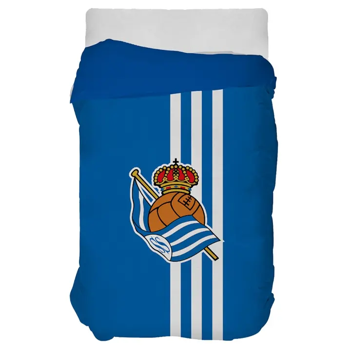 Bimba Pimba Real Sociedad edredón digital producto oficial para camas de 90, 105, 135  y 150 - 1