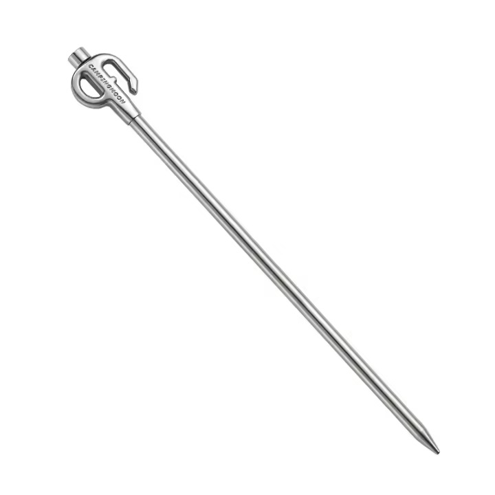 CAMPINGMOON K45 Bold Pin De Tierra Para Perro De Acero Inoxidable 420 Accesorio De Camping Rotativo Herramienta Para Mascotas - 1