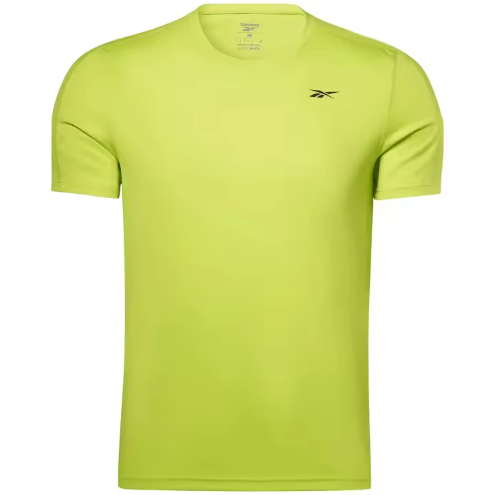 Camiseta de Manga Corta Reebok  para hombre en color amarillo - 1