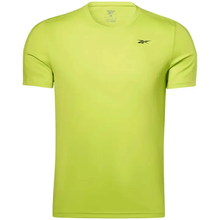 Camiseta de Manga Corta Reebok  para hombre en color amarillo - 1