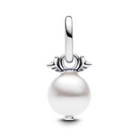 Charm mini Colgante Pandora ME 793687 C01 Perla, Viene con embalaje de Caja de regalo original. - details 0