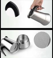 LILI HOME Cafetera Arábica de Acero Inoxidable – Tradición, Calidad y Sabor Auténtico Disponible en capacidades para 2, 6, 9 y 12 tazas. Funciona con todos los tipos de cocina: inducción, fuego directo, vitrocerámica y eléctrica. - details 1