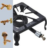 ELMA Válvula Reguladora de Gas Butano y Propano para Hornillo a Gas 8mm  Fabricado en Latón  Llave de Paso para Mangueras de Gas - details 1