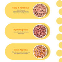Snacks de Vaca Res Ternera Liofilizados para Perros y Gatos – 100% Naturales, Ricos en Proteínas, Sin Granos, Bajos en Grasa, Sin Aditivos Ternera - details 1
