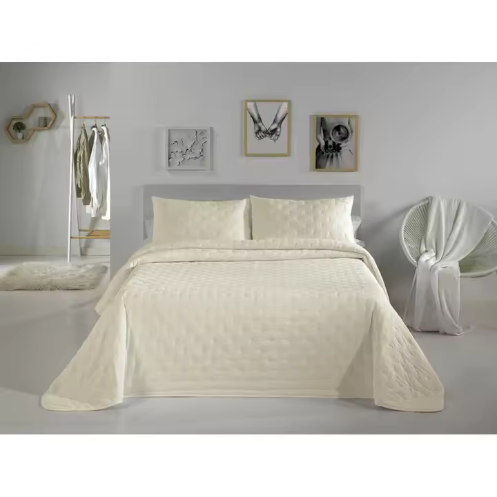 Colcha Pierre Cardin DOTS Tierra Cama de 135 (3 Piezas) - 1