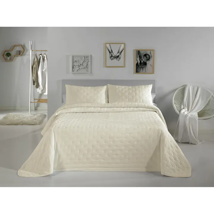 Colcha Pierre Cardin DOTS Tierra Cama de 135 (3 Piezas) - 1