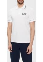 Polo Emporio Armani EA7 3DPF19 PJ04Z 1100 white - details 4