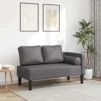 vidaXL Sofá diván con cojines cuero sintético en color Gris/Crema/Capuchino y más | acolchados duraderos para sofás de jardín terraza exterior - details 0