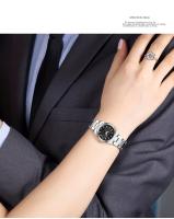 Reloj De Lujo Para Mujer 29mm Moda Acero Inoxidable Con Diamantes Rosa Minimalista Reloj De Pulsera Para Niña Viajes Al Aire Libre - details 16