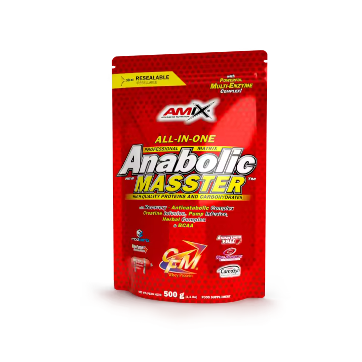Suplemento Nutricional Carbohidratos Anabolic Masster de 500g - AMIX NUTRITION - 1