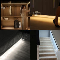 Tiras LED Con Sensor De Movimiento PIR 12V Impermeables Para Iluminación Automática En Escaleras Armario Cocina Luz Diode Tape - details 6