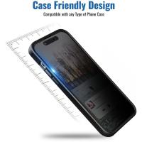 Protector De Pantalla De Privacidad Para iPhone 15 14 13 12 11 pro Max Película De Vidrio Templado Anti-Spy Resistente Al Agua Para iPhone 12 13 Mini - details 3