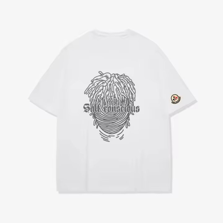 Camiseta De Algodón Puro Para Hombre Y Mujer Estilo Retro Norteamericano 2024 Manga Corta Casual Para Todo El Año - 1