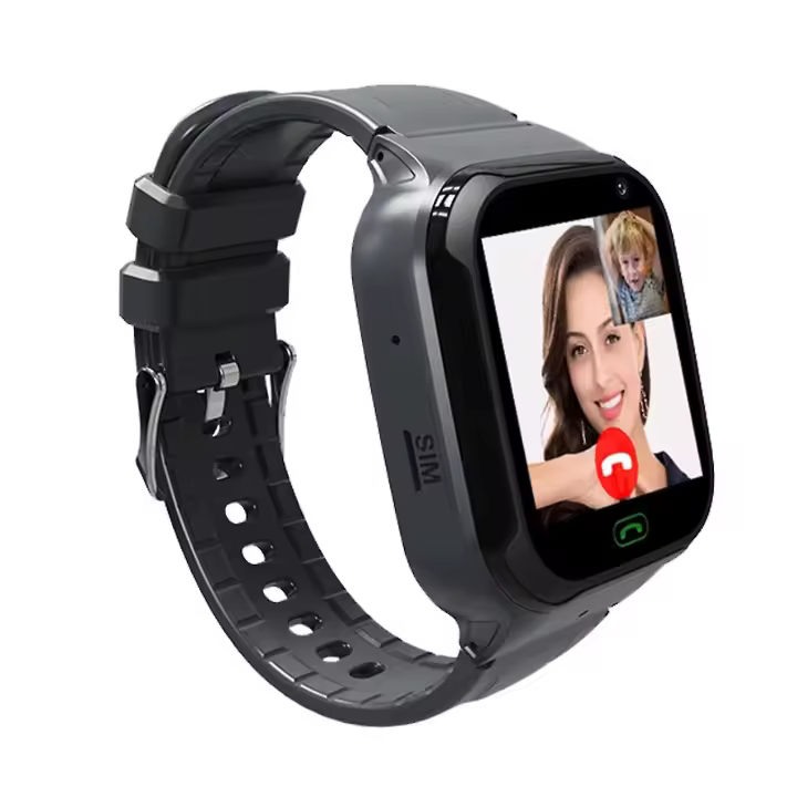 4G Kids Tracker Smart Watch SIM LBS/WiFi/GPS Position HD Camera SOS Call Watch - 1
