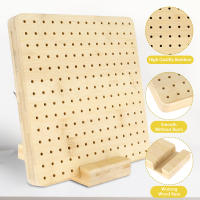 Tablero De Bloqueo De Crochet De Madera Reutilizable Set De Bloqueo De Tejer a Mano Tablero De Bloqueo De Gehäkeltes Planche De Blocage Au Crochet - details 8
