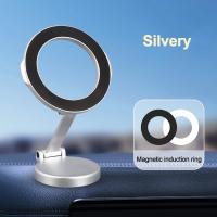 Soporte De Teléfono Móvil Magnético Fuerte Para Coche Universal 360° Giratorio Ajustable Con Pegatina Para Espalda Compatible Con iPhone 15 Samsung Xiaomi - details 12