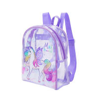 Mochila De PVC Transparente Con Diseño De Unicornio Para Niñas Mochila De Princesa Para Jardín De Infantes Y Escuela Para Niños - details 11
