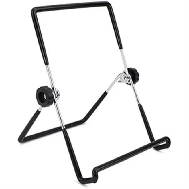 Jarra de vidrio con tapa-Acero Inoxidable-Soporte para iPad Teléfono y Tablet - S (Negro) - 1