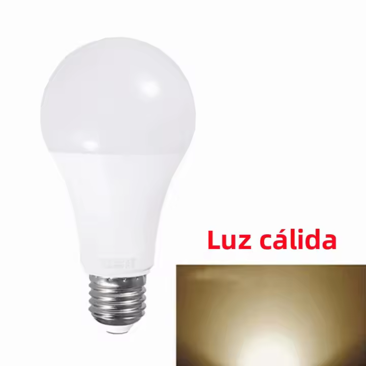 VzzUoo Bombilla LED E27 Sensor De Control 12W 9W 7W AC85-265V Luz De Día Y Noche Para Jardín Patio Puerta Inteligente Para Sala De Estar - 1