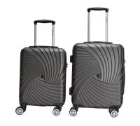 Equipaje de mano Maleta Cabina ABS Ligero y Resistente Set de 2 unidades 55x40x25, 48x35x20 ( Capacidad 10 Kg). Ruedas silenciosas Dobles giratorias 360º. Cerradura antirrobo Lateral Combinación de 3 dígitos.[La maleta pequeña no tiene asa.] - details 6