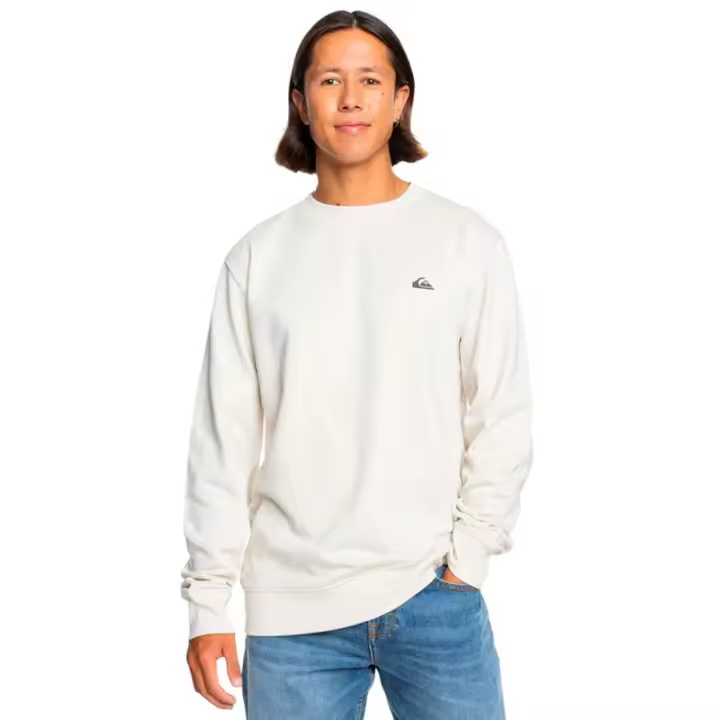 QUIKSILVER - SUDADERA BEIGE PARA HOMBRE - BASIC HOOD - 1