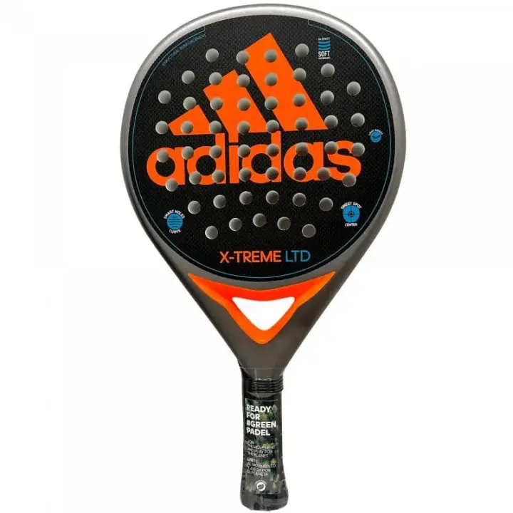 PALA PÁDEL ADIDAS X-TREME SILVER/ORANGE - 1