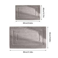 Alfombra De Baño De Lujo Absorbente Y Suave Alfombrilla No Deslizante Microfibra Suelo De Baño Alfombra Gruesa Para El Hogar Y Hoteles - details 5