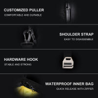 Bolsa Trasera De Motocicleta Impermeable De 30L 20L 10L Con Bolsa Interior Almacenamiento De Sillín Estuche De Motocicleta Equipaje - details 7