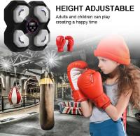 Máquina de boxeo montada en la pared con objetivo de boxeo electrónico montado en la pared con música para niños y niñas, equipo de boxeo, equipo de ejercicio con objetivo de boxeo - details 2