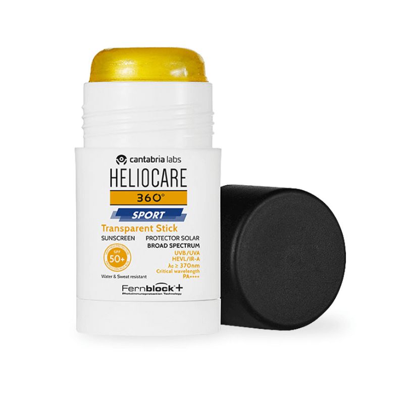 Heliocare 360º Sport Stick SPF50+ 25 Gr - Fotoprotector Facial en Stick para Deportes Al Aire Libre